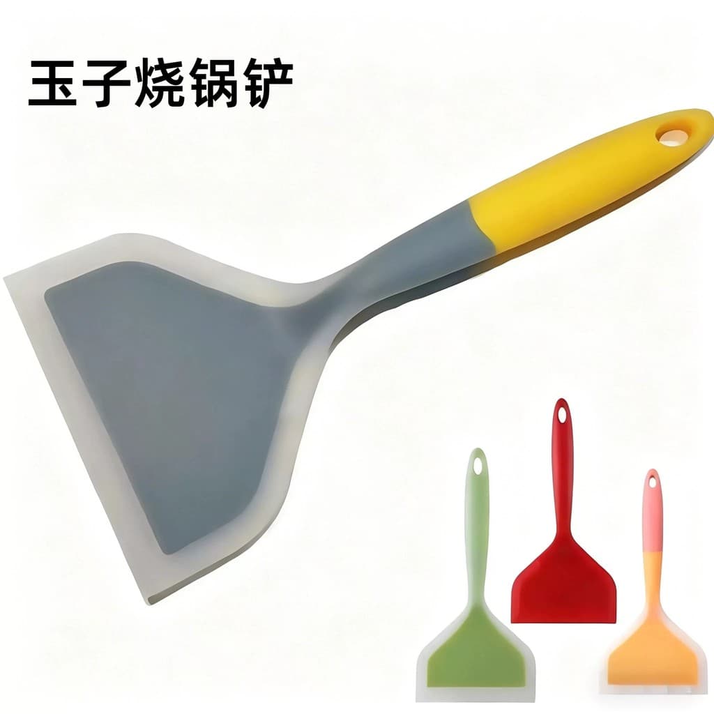 Espátula de Silicone para panqueca, espátula Tamagoyaki especial de qualidade alimentar, resistente a altas temperaturas