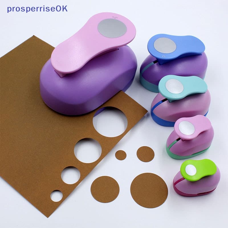[newpros] 9/16/25mm Perfurador De Furo Redondo Em Círculo Ferramenta De Corte De Papel Feito A Mão [pubr]