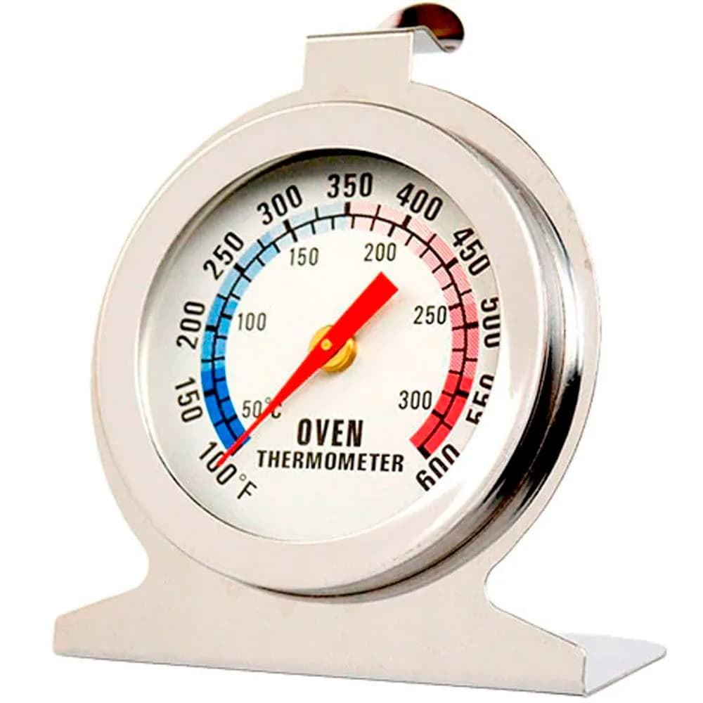 Termômetro Analógico para Forno em Aço Inox 300°