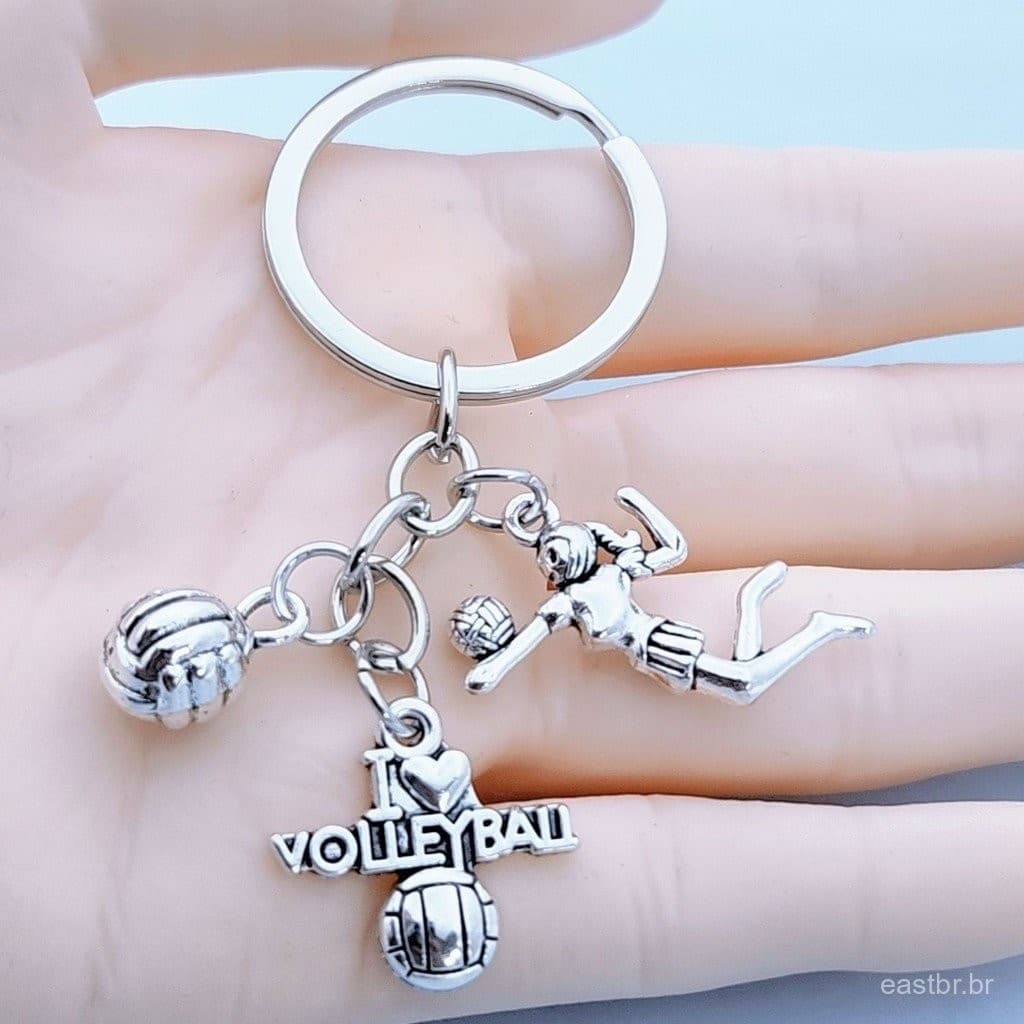 [Acessórios] Chaveiro de Personalidade de Moda para Jogador de Vôlei, Joia, Presente, Pingente, Chaveiro de Bolsa JGK6