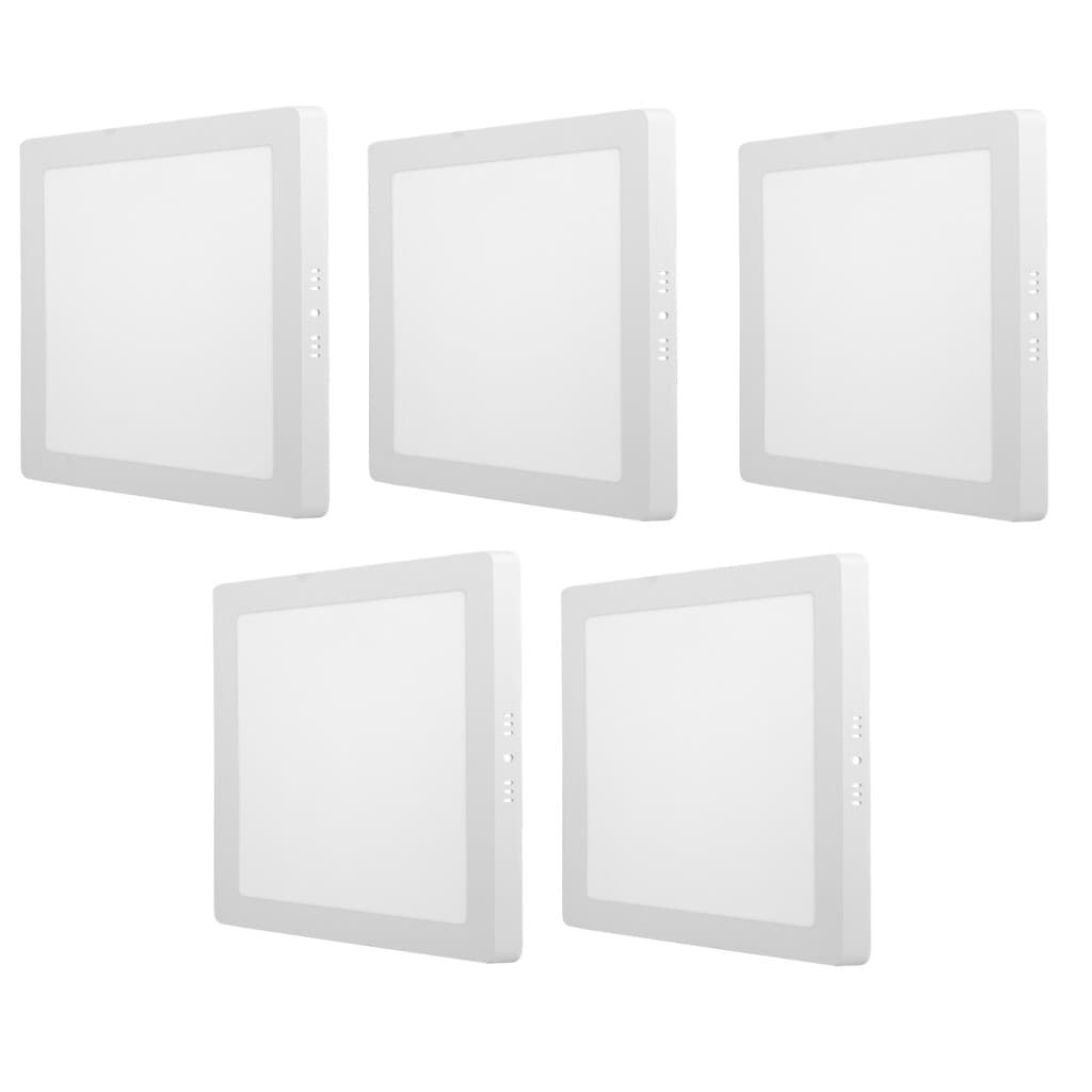 KIT 05 Plafon Quadrado Pvc Play Led 21X21 18W 6500K 83566004