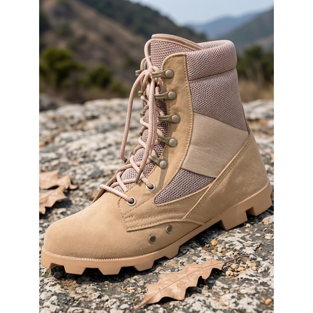 Verão malha respirável botas de combate de alta qualidade ao ar livre botas de ferramentas táticas montanhismo deserto b