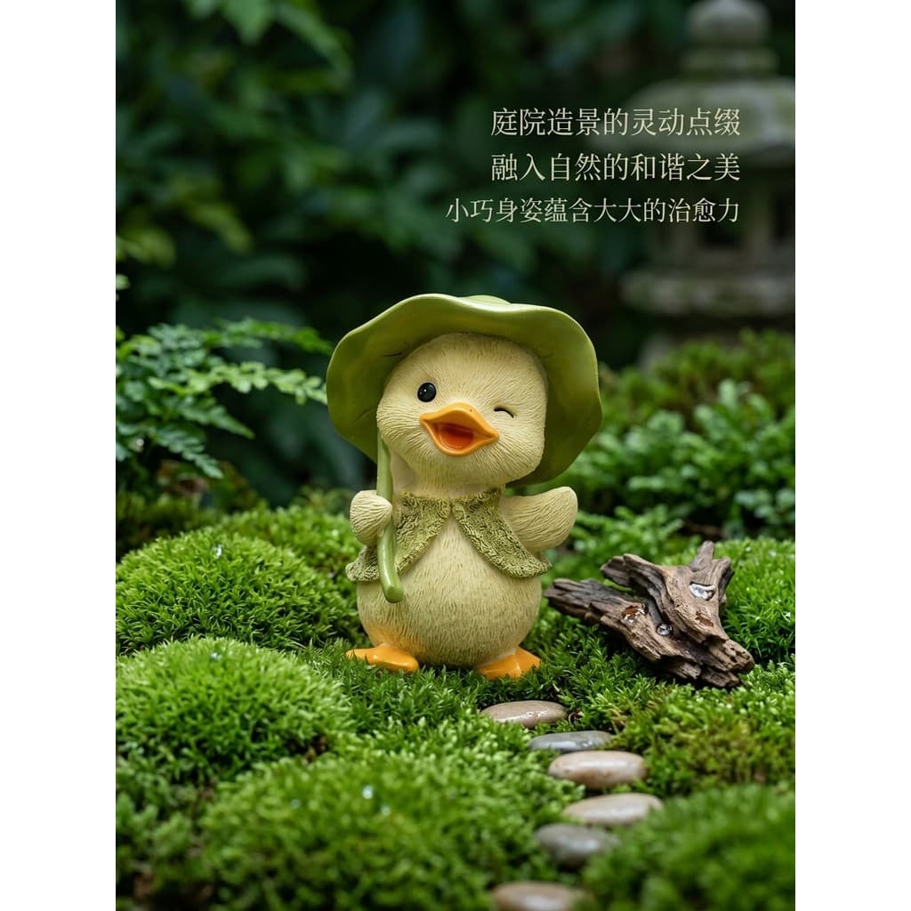 País americano dos desenhos animados criativo pato decorações casa jardim pátio jardim de infância estante decorações pa