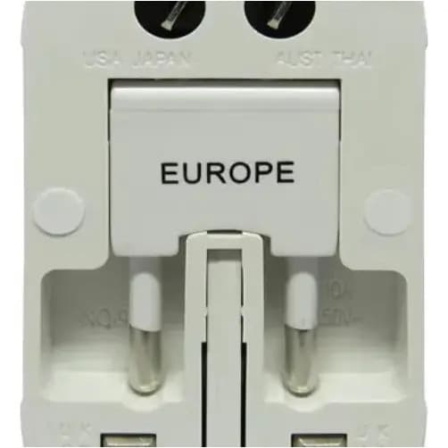 Adaptador Universal de Tomada Internacional IT-BLUE | Viagem EUA Europa UK Brasil