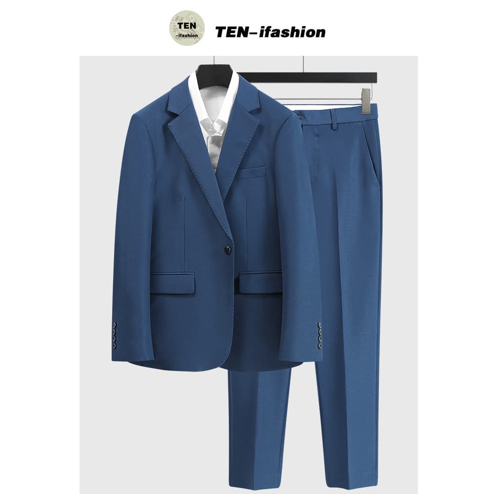 Versão coreana terno Casual terno masculino novo estilo na moda fino-ajuste terno jaqueta High-end vestido de casamento