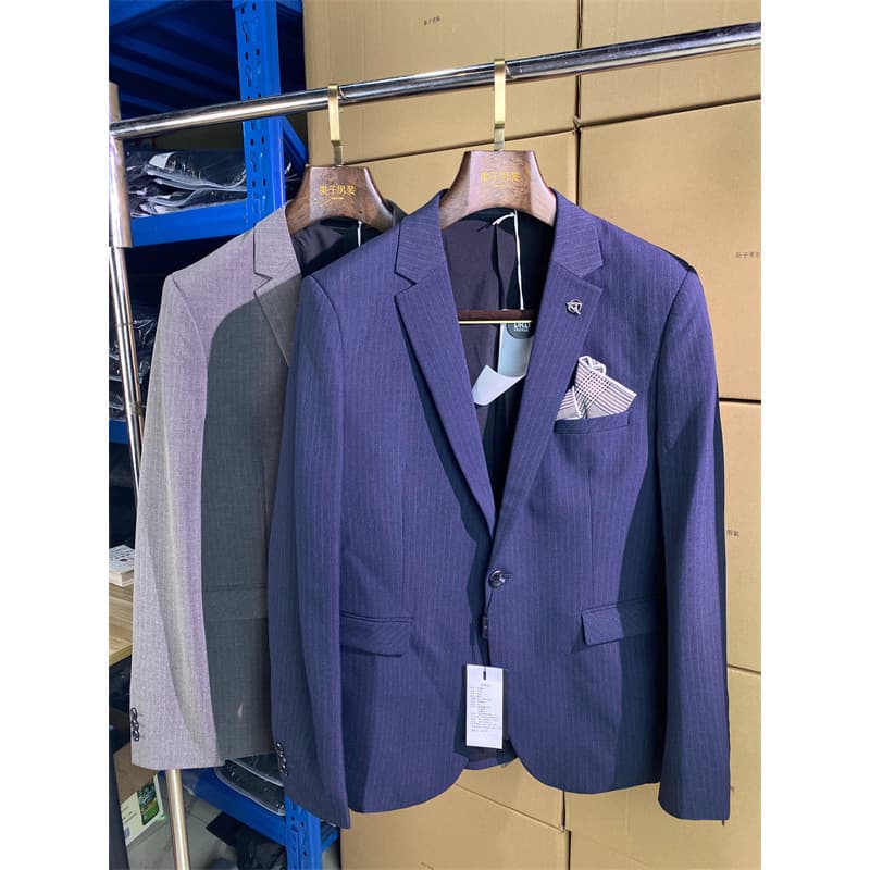 Primavera outono masculino de meia-idade juventude negócios jaqueta Casual pequeno terno versão coreana na moda bonito f