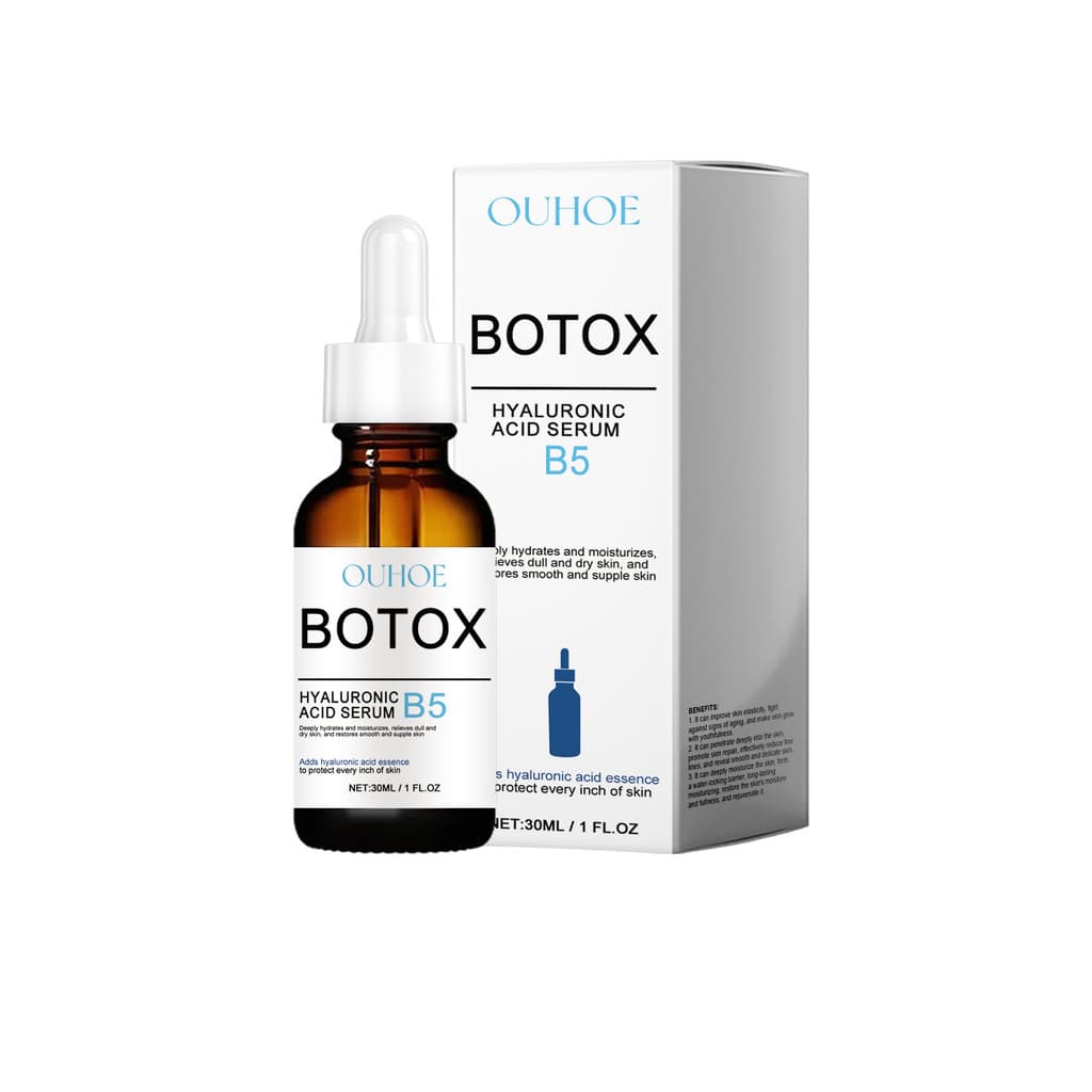 OUHOE Vitamina B5 Soro De Ácido Hialurônico , Essência Facial Hidratante E Para Seda