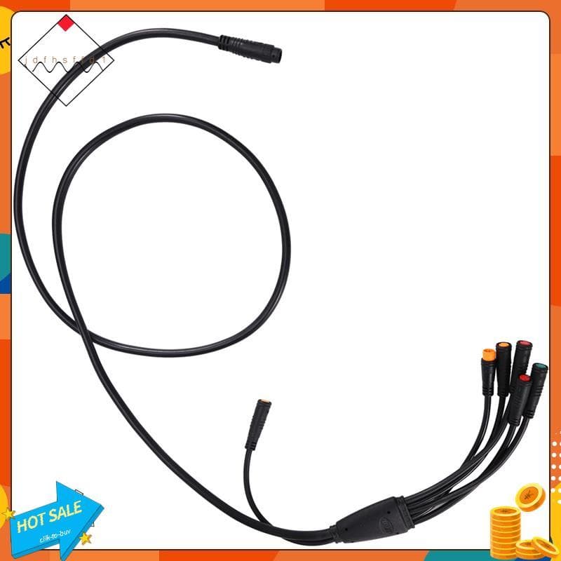 [Promover J] Para Acelerador , Freio , Display 9 Pinos 1T6 Cabo À Prova D'água Conectores De Bicicleta Elétrica De Exten