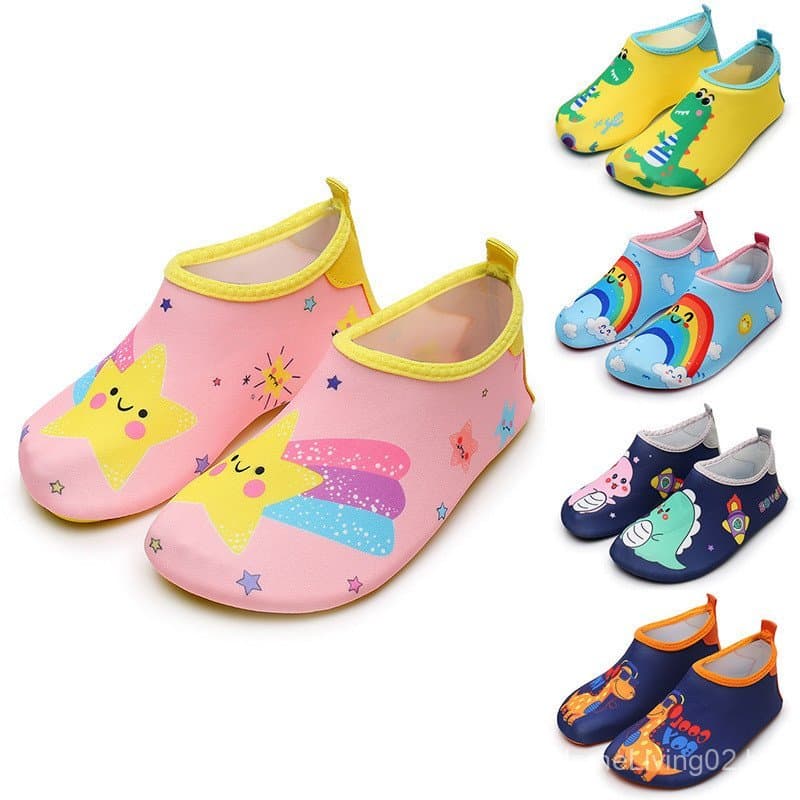 Sapatos para atividades ao ar livre, sapatos de yoga para uso interno, sapatos infantis de sola macia para caminhada na