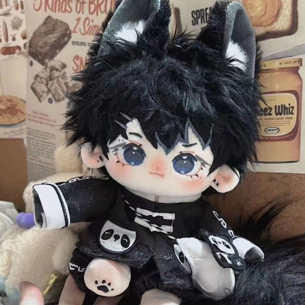 [Nada de bonecas, só roupas.] Boneca de pelúcia de algodão de 20 cm usando fantasia de boneca