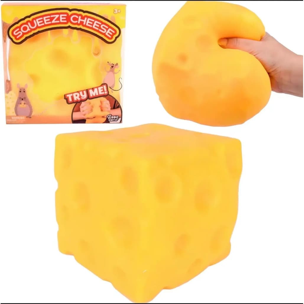 Brinquedo Mole De Queijo Grande , De Estresse Sensorial Enorme De Ascensão Lenta Para Ansiedade E Relaxamento . Macio De