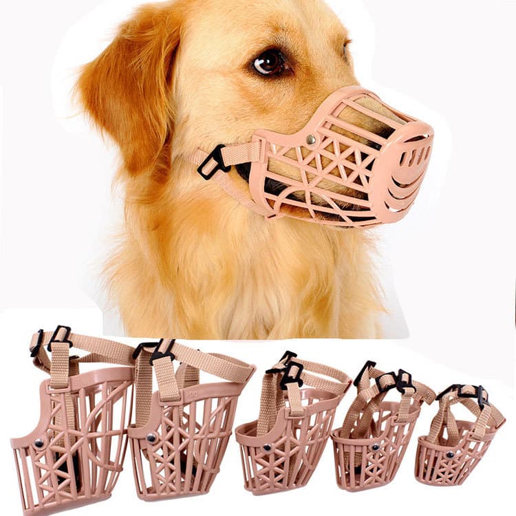 Cão anti-lamber boca capa anti-comer anti-mordida pequeno médio grande cão boca máscara Teddy Corgi Golden Retriever águ