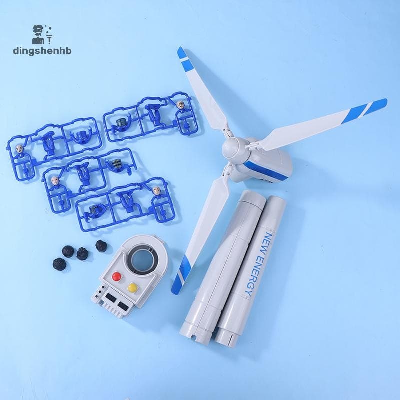 dingshenhb 1 Conjunto Modelo De Turbina Eólica Grande Simulação Moinho De Vento Kit Científico Brinquedos Infantis Bons