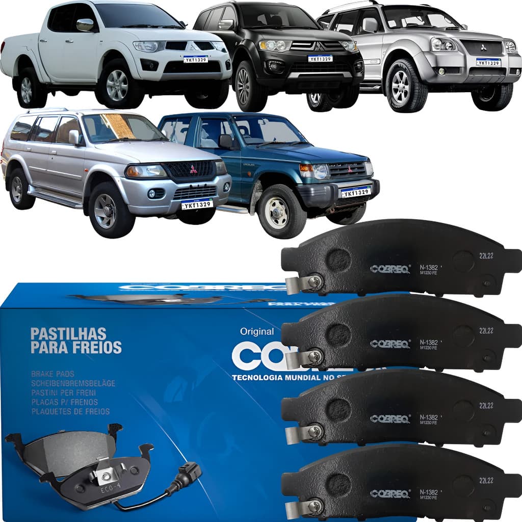 Pastilha Freio Dianteira L200 Triton 2.5 2008 2009 2010