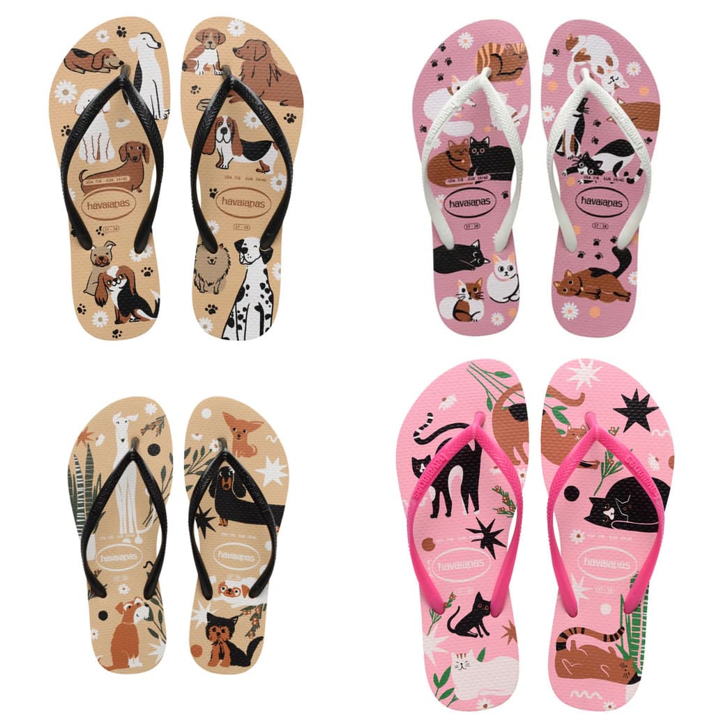 CHINELO SANDALIA HAVAIANAS SLIM PETS ORIGINAL C/NOTA FISCAL