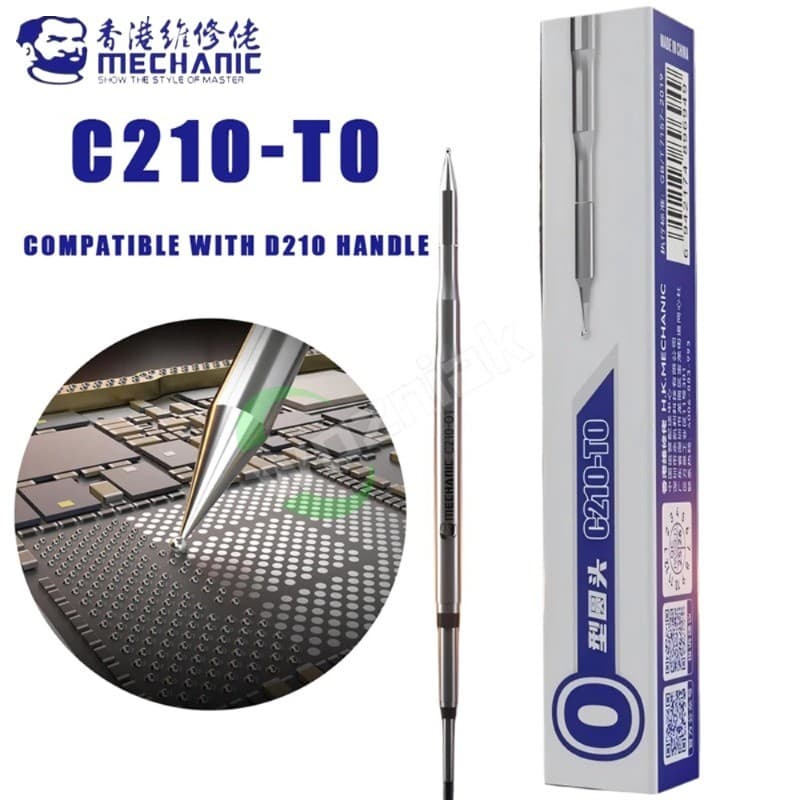 Ponta De Ferro De Solda De Ponto Esférico Mecânico C210-TO 3.5mm Para Reparo De Placa-Mãe De Telefones Celulares 1S Ferr