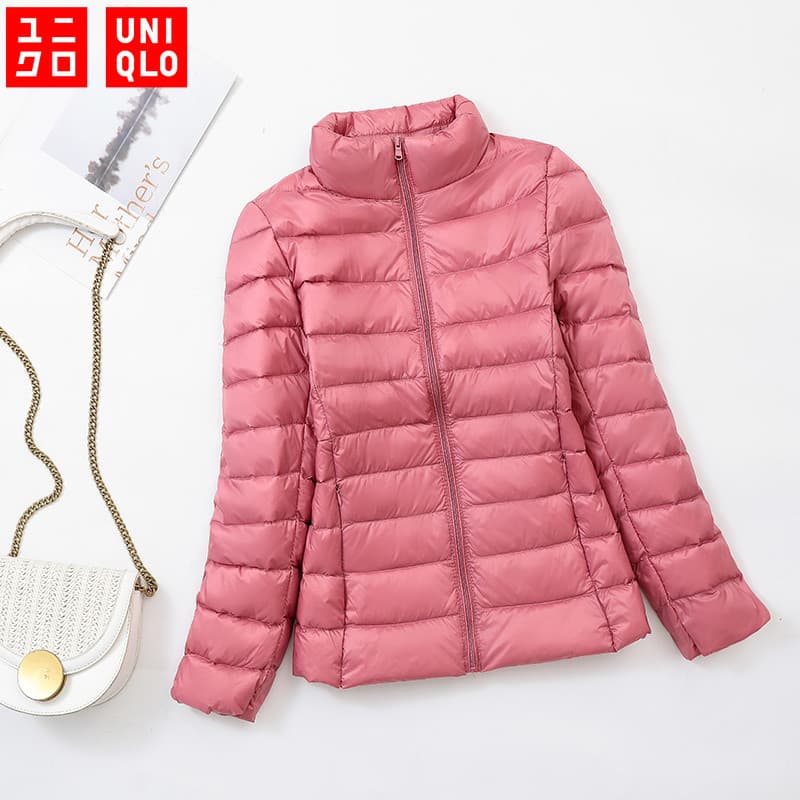 UNIQLO Mulheres Jaquetas De Inverno Mantenha Leve Quente Para Baixo Jaquetas