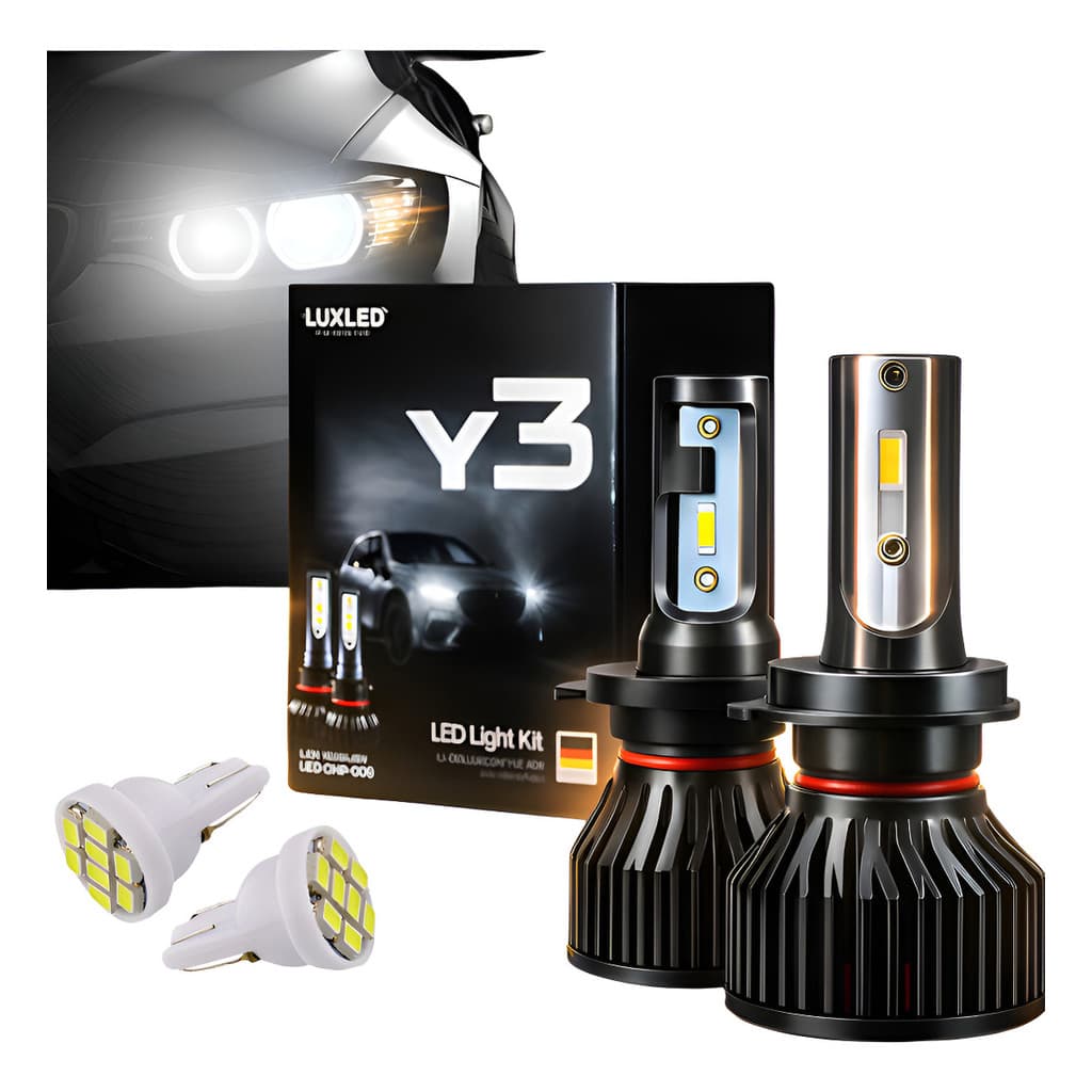 Kit Lampada Led Ultra 22.000 Lumens H1 H3 H4 H7 H11 Hb4 H27