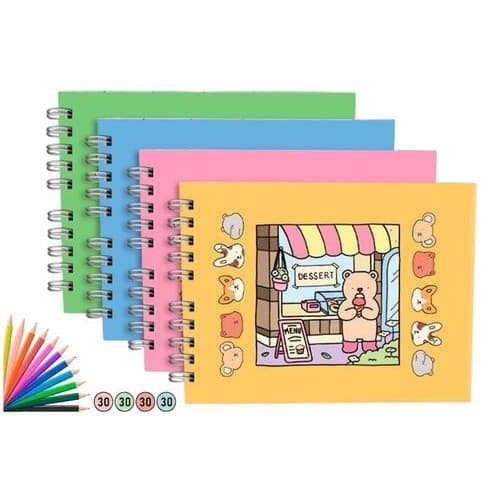 Livro Colorir Atividades Criativas 50 Folhas Variadas Papel Qualidade Diversao