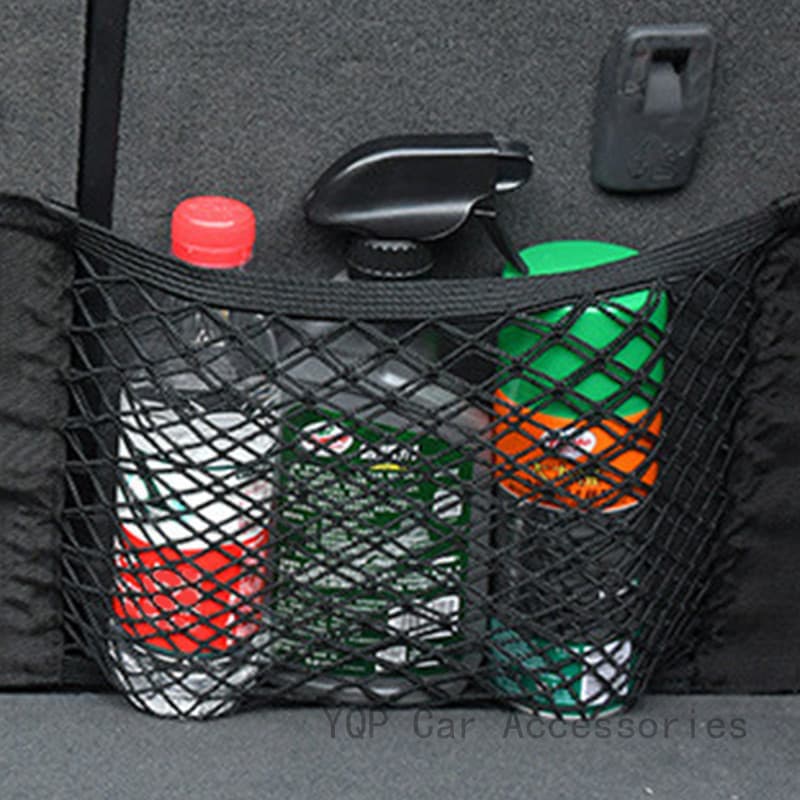 Bolsa De Rede De Velcro Para Porta-Malas De Carro , Suporte Extintor De Incêndio , Elástica