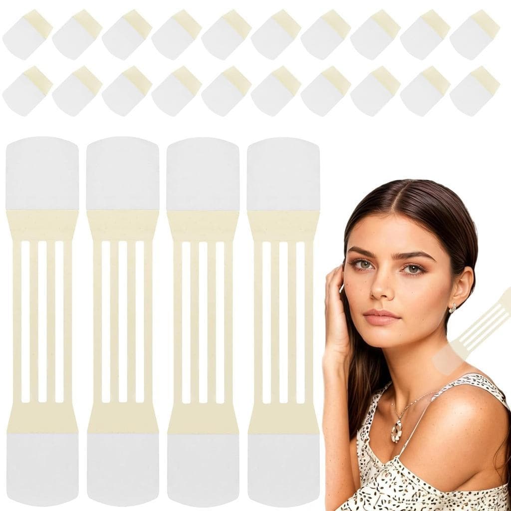 NeckLiftTape, 20 adesivos invisíveis, usados para criar um decote invisível, ajuda a definir claramente a linha do maxil