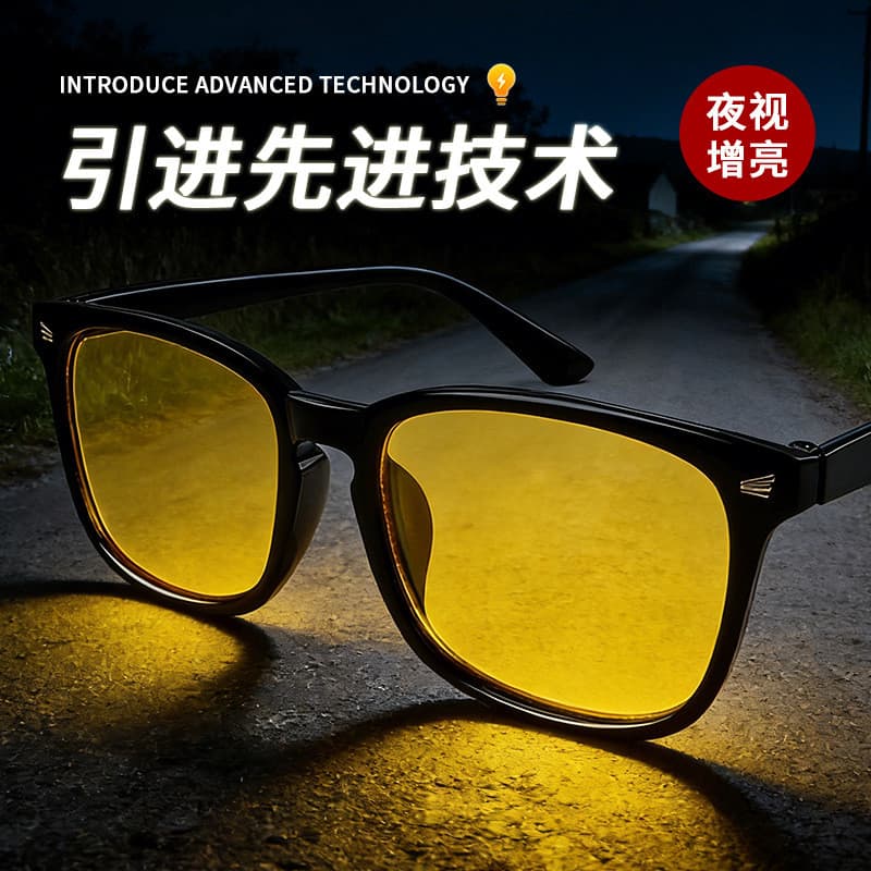 Novos óculos anti-luz alta para condução noturna, óculos de sol anti-UV para motoristas, óculos de pesca.