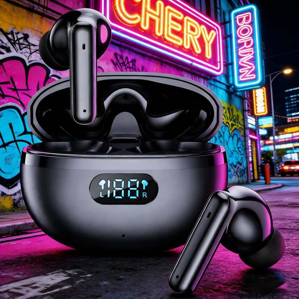 Fones A17 Bluetooth 5.4 Bateria Longa Duração Chamadas HD Verde Compatível iPhone Samsung Academia