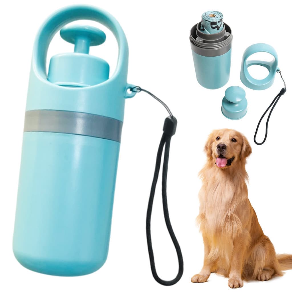 Zaylilyportátil Dog Pooper Scooper Outdoor Pet Waste Pick-up Cleaner Saco De Lixo Embutido Portátil Poop Grabber Sem Toq