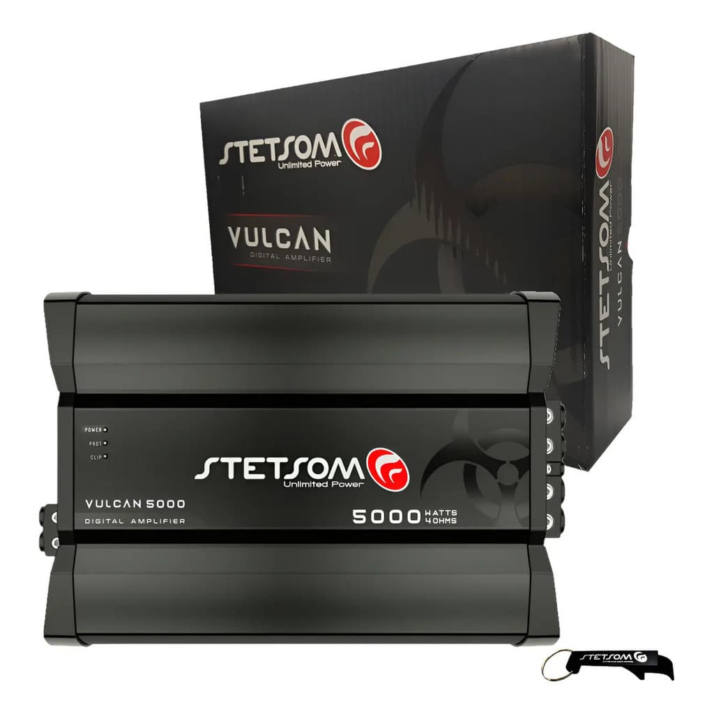 Modulo Amplificador Stetsom Vulcan 5000w Rms 4 Ohms Com Nota