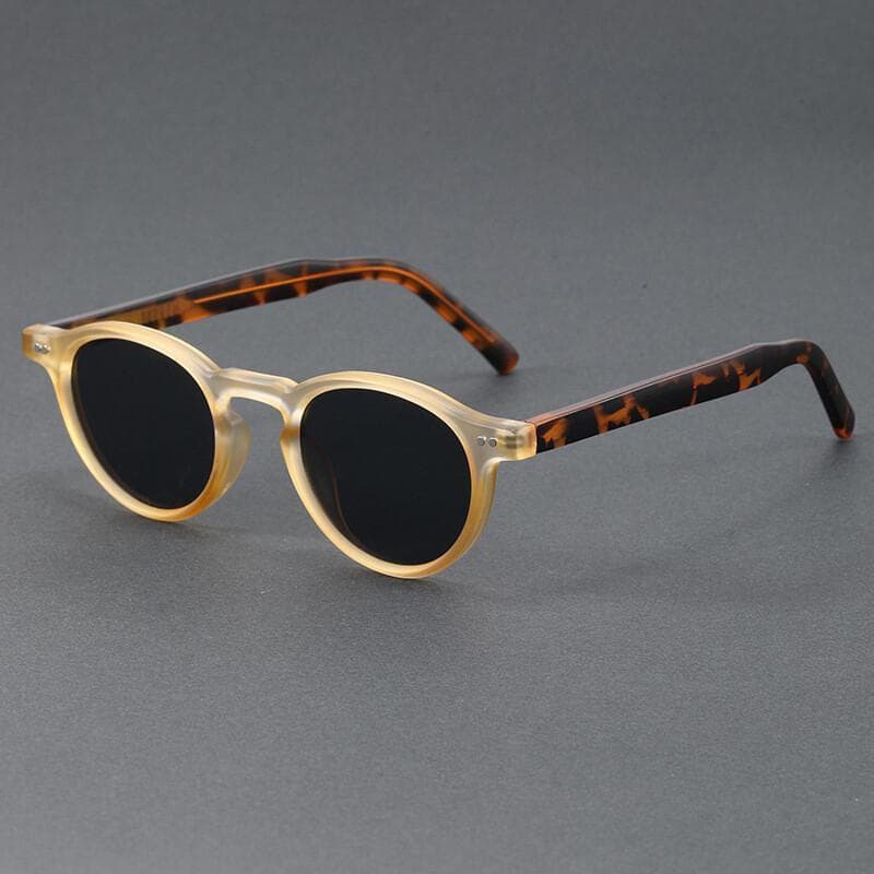 Moda Versátil Masculino Feminino Óculos De Sol Ultraleve Pequena Elipse Quadro Ao Ar Livre Condução Proteção Ultraviolet