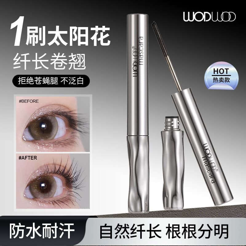 WODWOD cílios Curling tridimensional tubo de aço Primer de cílios estilo de longa duração à prova dwaterproof água à pro