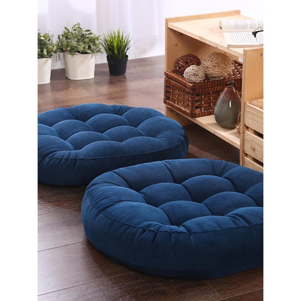 Almofada de chão para casa, tecido Futon, meditação, varanda, janela saliente, Tatami, bunda, cadeira redonda