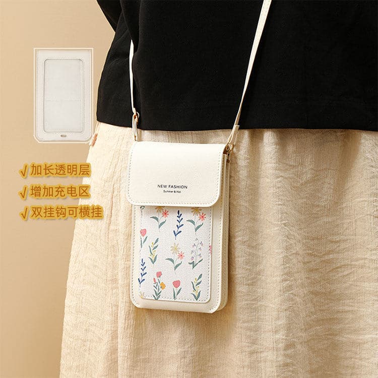 Saco do telefone móvel feminino tela de toque Casual All-Match diário diversos mudança chave moda tendência à prova dwat