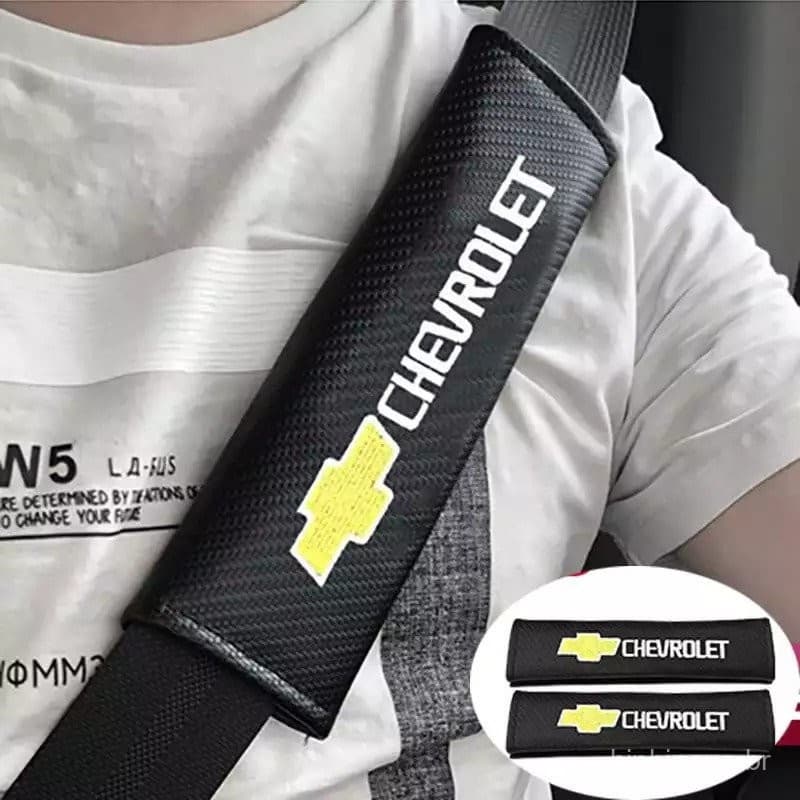 2 Peças Conjunto de Almofada de Cinto de Segurança para Carro Decoração Interior Adequado para Chevrolet