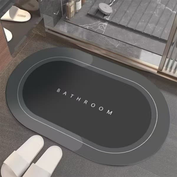 Tapete para Banheiro de Secagem Rápida e Super Absorvente Ideal para Chuveiro Cozinha e Varanda