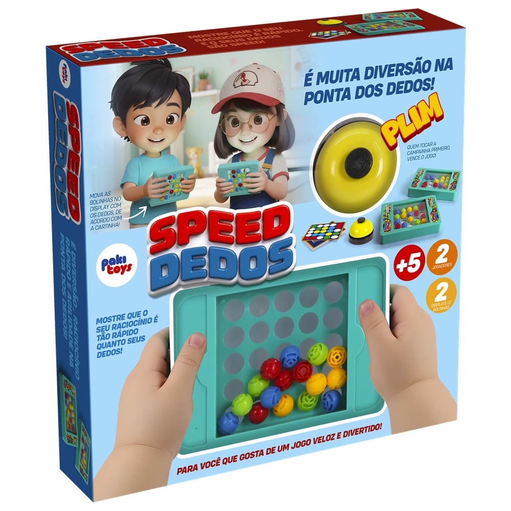 Jogo Speed Dedos Brinquedo Raciocínio Educativo