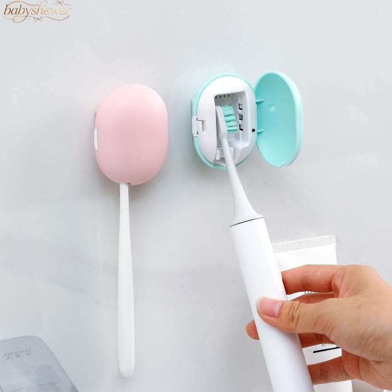 Babyshow Sem Perfuração Uv Cabeça Da Escova De Dentes Desinfecção Caixa Secagem Esterilizador Usb Recarregável Portátil