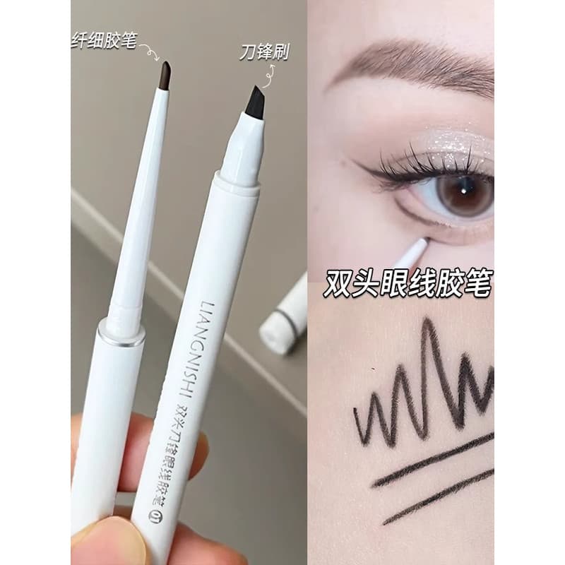 Vem com caneta de Gel delineadora Blade Brush!Delinee facilmente o fim do olho Natural de longa duração à prova d'água à