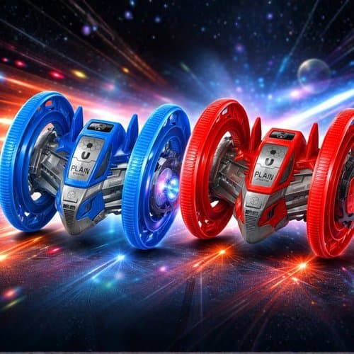 Carrinho Espacial Luzes Coloridas Música Rotação 360 Graus Brinquedo Radial Infantil Interativo Seguro Oferta Promoção