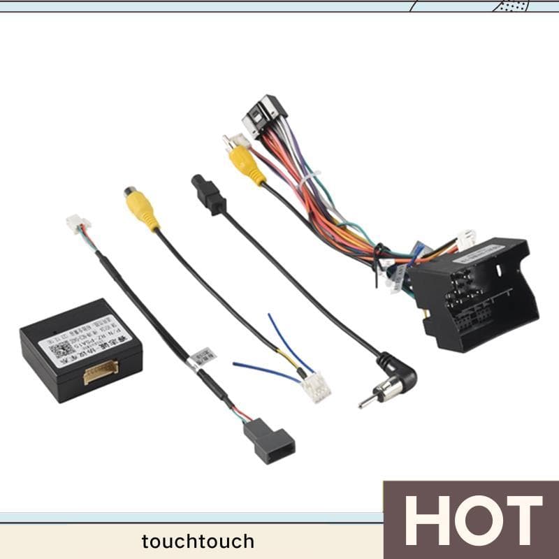 Áudio Estéreo Do Carro 16 Pinos Adaptador De Cablagem De Energia Android + Caixa Canbus Para 3008/2008/C4/C3 XR/C5/DS6 t