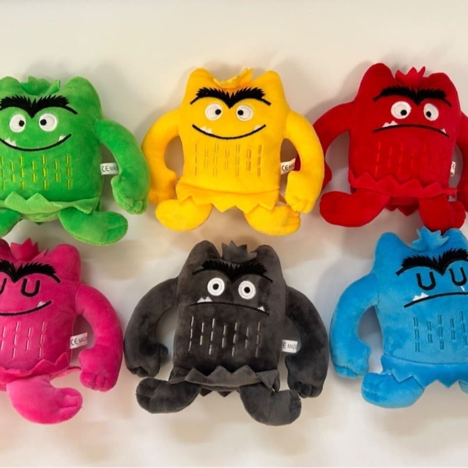 Minha Emoção Monstros Boneca Monstro Cor Boneca De Pelúcia JKBI