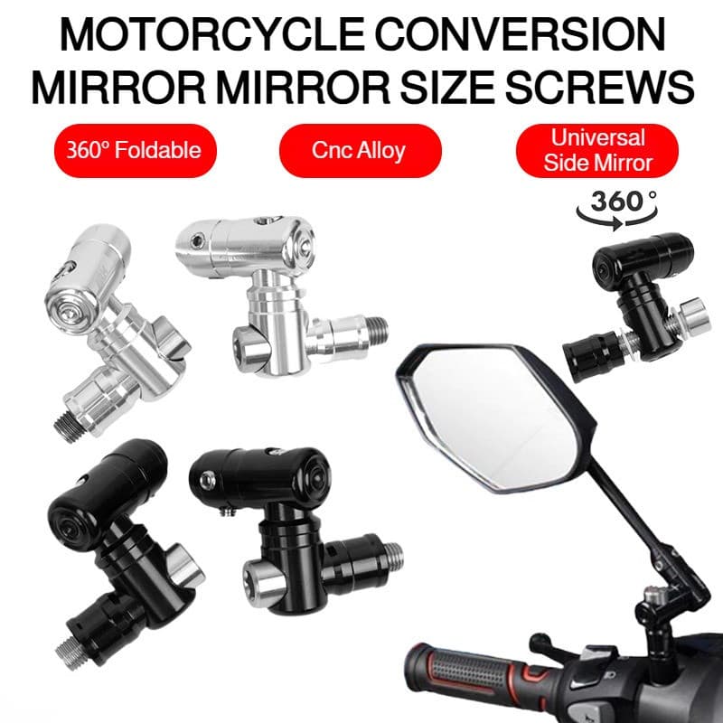【Alta Durabilidade】[Mayor Altura] JMY Motorcycle Rearview Mirror Riser Adapter Adaptador/Retrovisor/Moto
