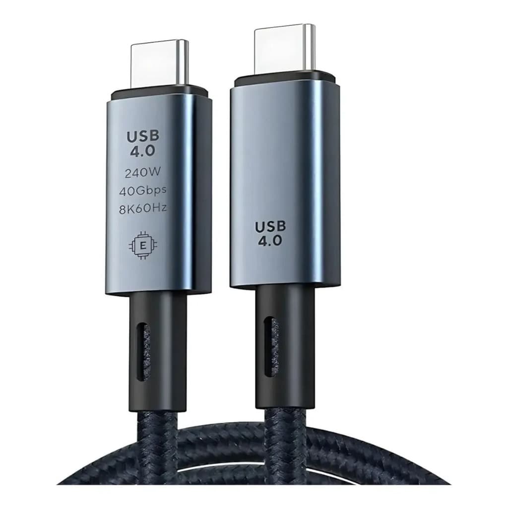 Cabo USB4 Thunderbolt 40Gbps 240W Original tipo C