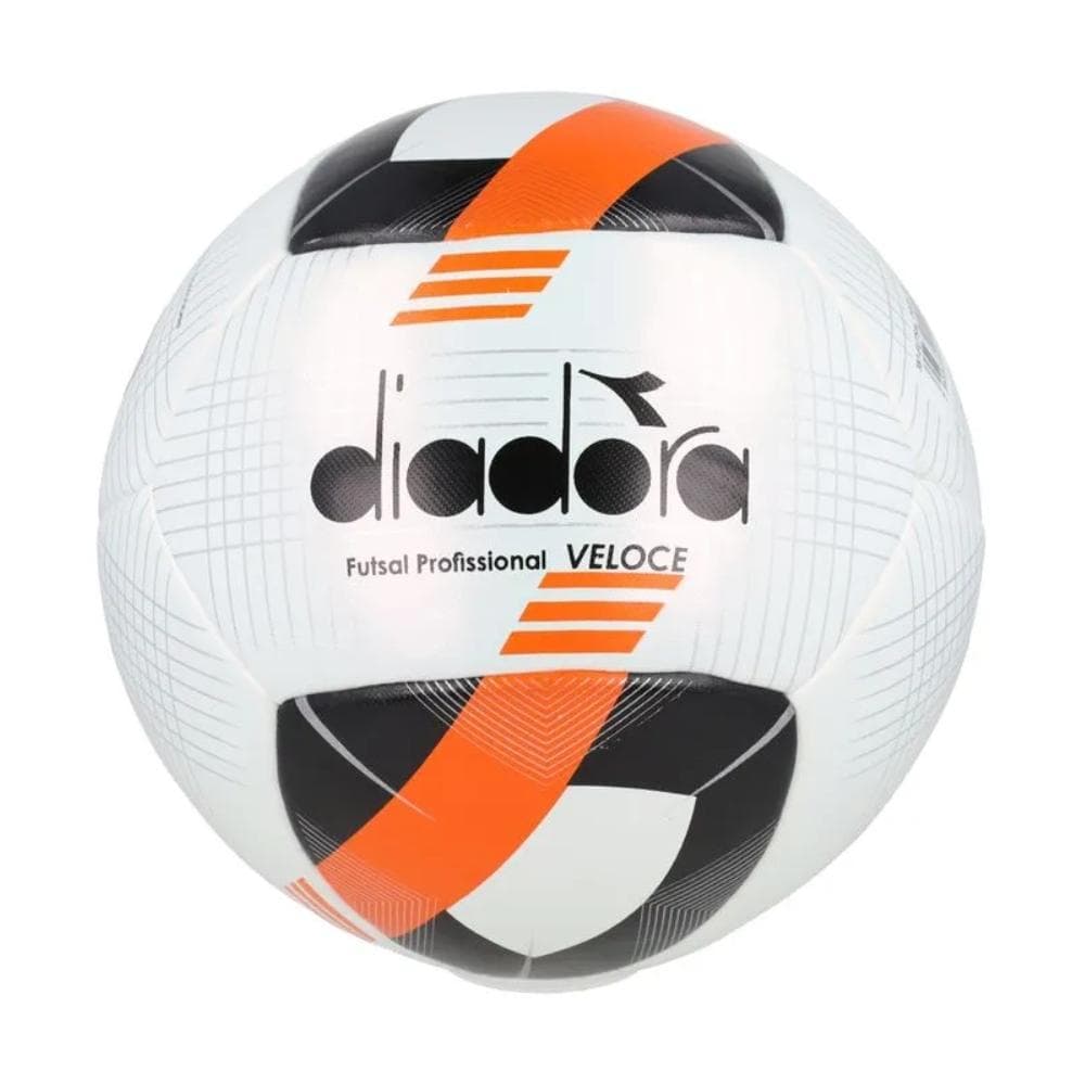 Bola Futsal Diadora Profissional Veloce Branco e Preto