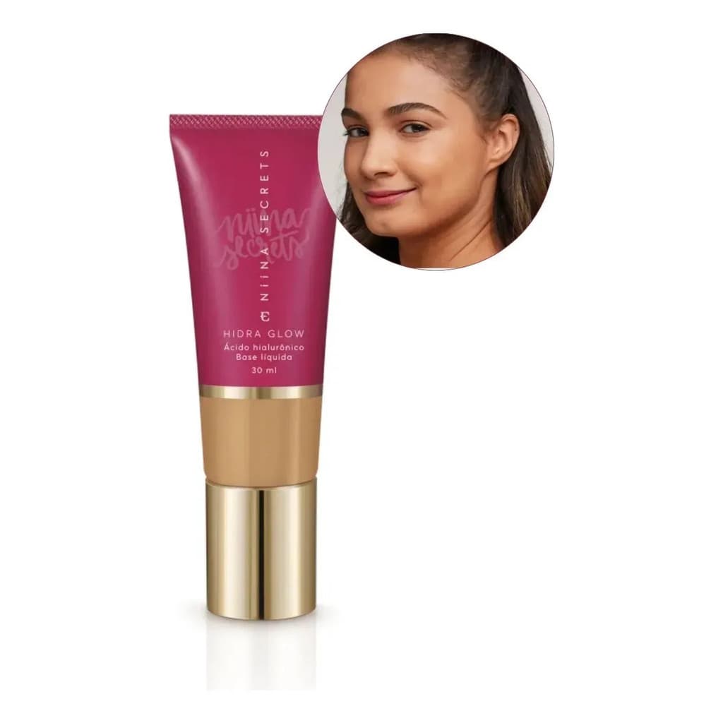 Base Niina Secrets Eudora Hidra Glow 30ml - Cor 35