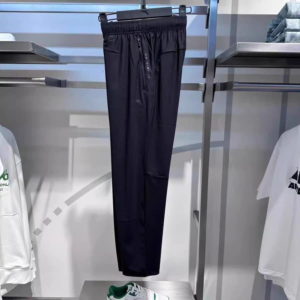 Calças de seda gelada de alta elasticidade 丨 Calças esportivas de malha masculinas verão calças Leggings leves e respirá