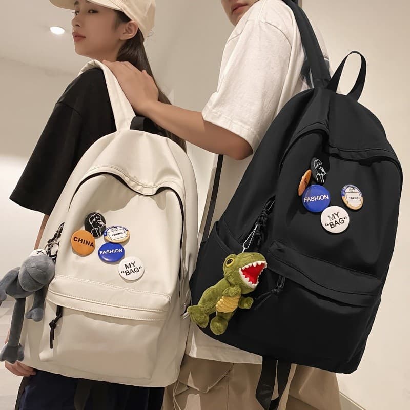 Mochila masculina de grande capacidade mochila de viagem feminina Casual meninos japoneses estudantes do ensino médio es