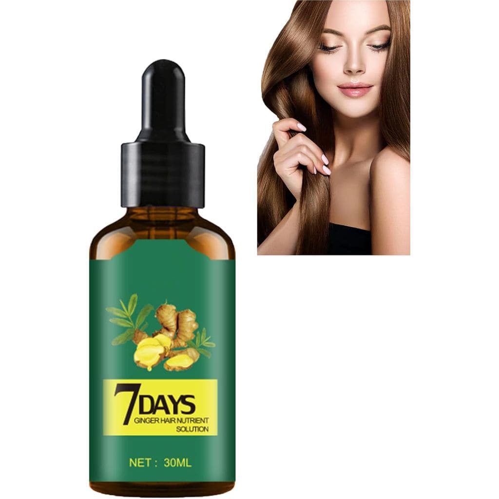 Óleo de Gengibre para Cabelo, Óleo Essencial de Gengibre para Cabelo 30ml, Óleo Essencial para Queda de Cabelo, Shampoos