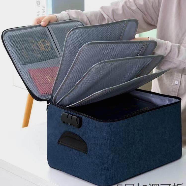 Saco de documentos de cinco camadas Multi-camada saco de armazenamento de documentos caixa multifuncional documento impo