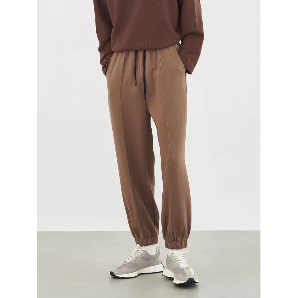 Liberty Kostume Calça de moletom folgada masculina e feminina, calça Casual marrom, calça esportiva para viagem